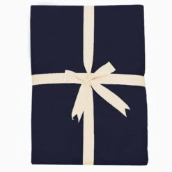 Adult Quilted Blanket In Navy 1.0