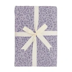 Adult Quilted Blanket In Taro Leopard 1.0