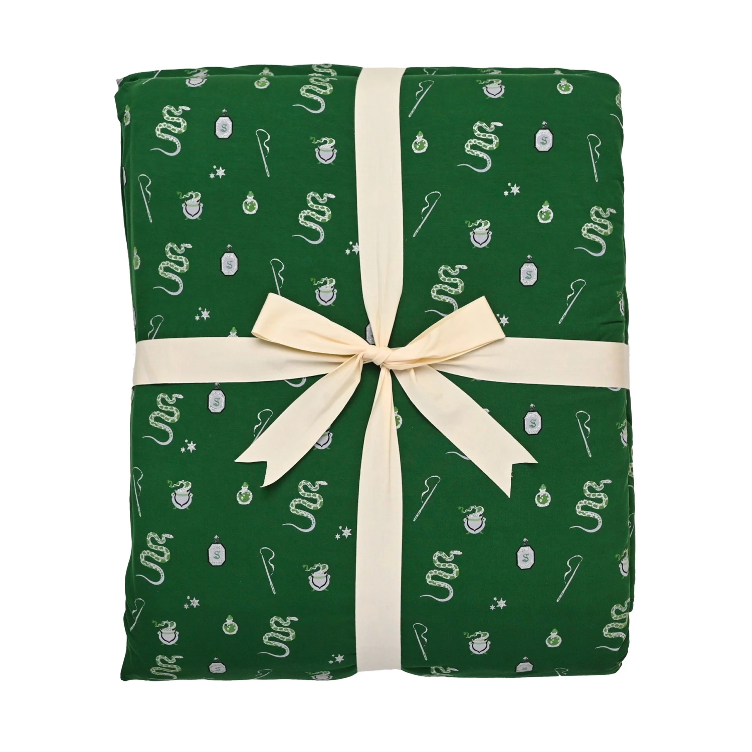 Adult Quilted Blanket In Slytherin™ 2.5 1 Adult Quilted Blanket In Slytherin™ 2.5