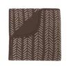 Baby Blanket In Espresso Herringbone