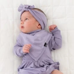 Bow In Taro -Kyte baby Store kyte baby baby bows bow in taro 32582501957743