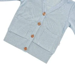 Bamboo Jersey Cardigan In Fog -Kyte baby Store kyte baby baby cardigan bamboo jersey cardigan in fog 30231837704303