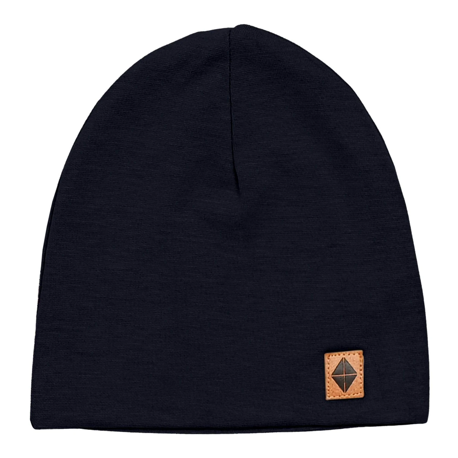 Bamboo Jersey Beanie In Midnight 1 Bamboo Jersey Beanie In Midnight