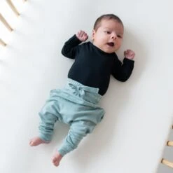 Bamboo Jersey Harem Pants In Glacier -Kyte baby Store kyte baby bamboo jersey harem pants bamboo jersey harem pants in glacier 32733103456367