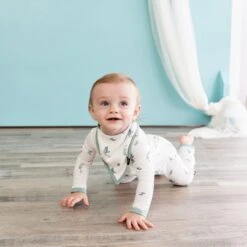 Bib In Blue Heron -Kyte baby Store kyte baby bib blue heron bib in blue heron 32715444093039