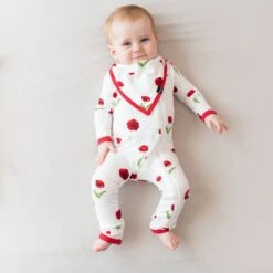 Bib In Cloud Poppies 6 Bib In Cloud Poppies -Kyte baby Store kyte baby bib cloud poppies bib in cloud poppies 32539971747951