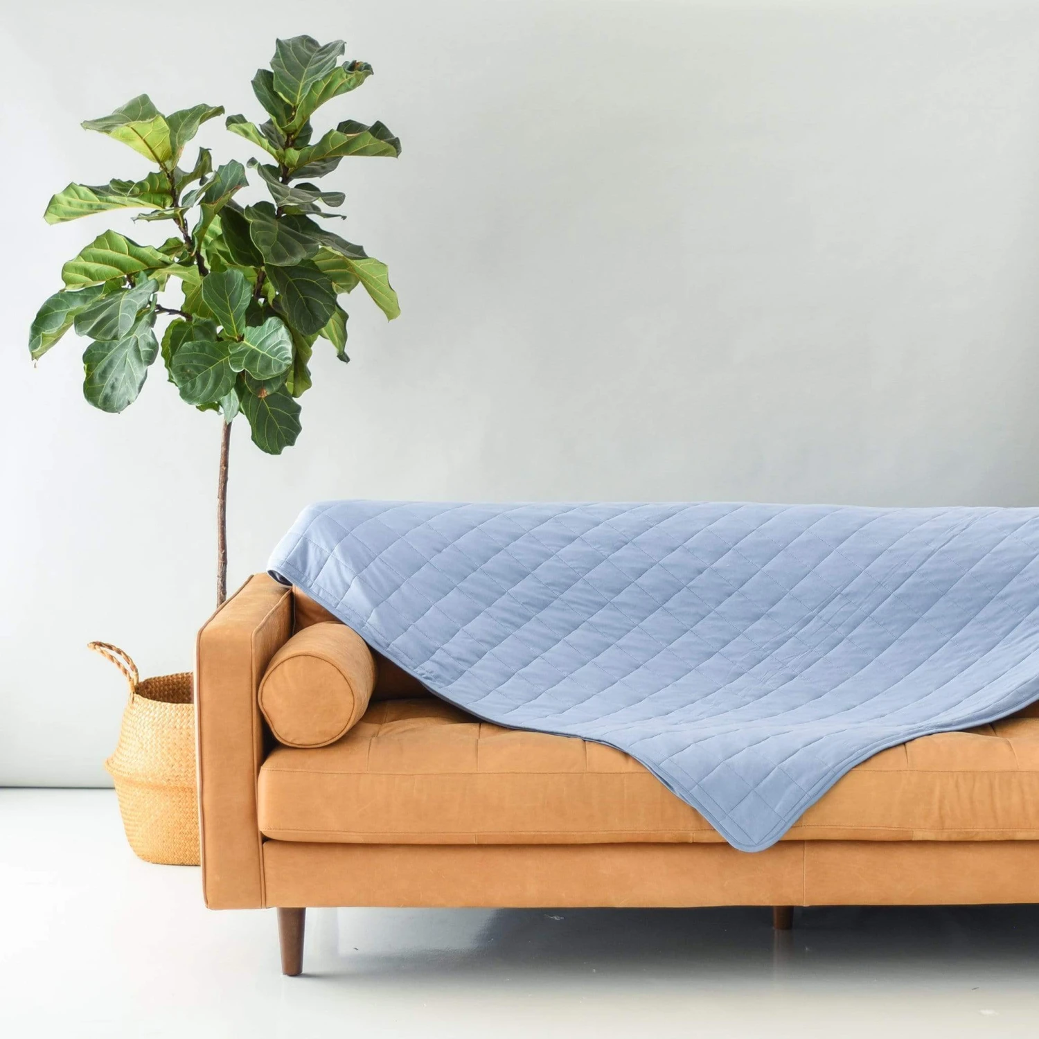 Adult Quilted Blanket In Slate 2.5 2 Adult Quilted Blanket In Slate 2.5 - Image 2