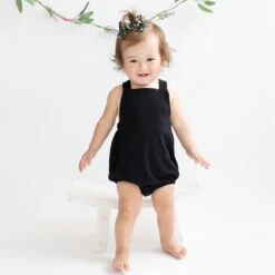 Bamboo Jersey Bubble Overall In Midnight 7 Bamboo Jersey Bubble Overall In Midnight -Kyte baby Store kyte baby bubble overall bamboo jersey bubble overall in midnight 32096999538799