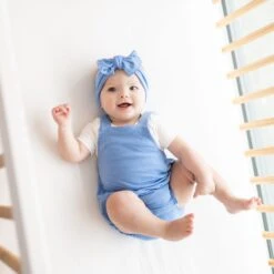 Bamboo Jersey Bubble Overall In Periwinkle 7 Bamboo Jersey Bubble Overall In Periwinkle -Kyte baby Store kyte baby bubble overall bamboo jersey bubble overall in periwinkle 32097009434735