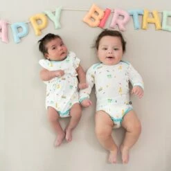 Bubble Romper In Cloud Party -Kyte baby Store kyte baby bubble romper bubble romper in cloud party 32605486088303