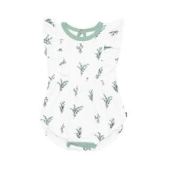 Bubble Romper In Eucalyptus