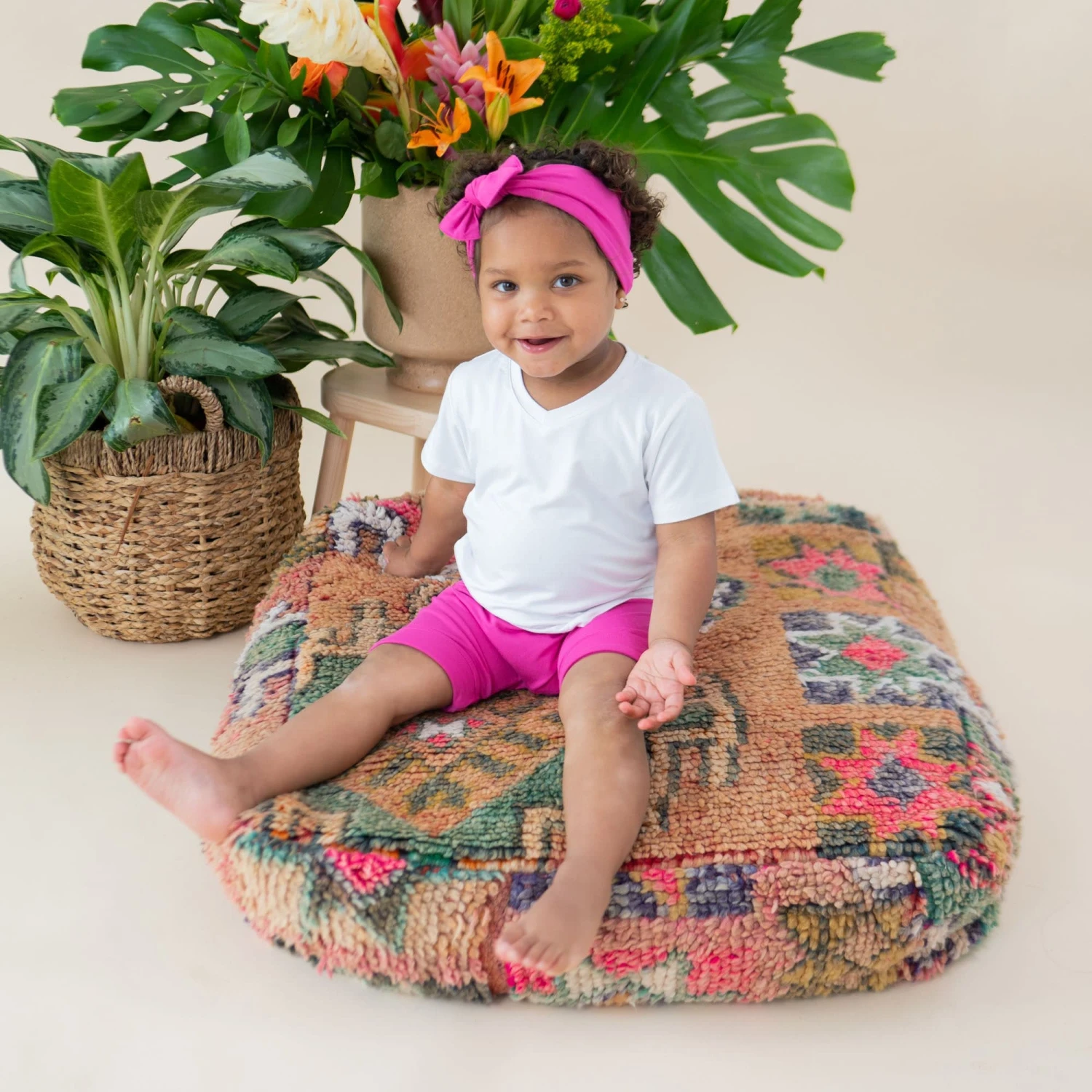 Harem Shorts In Raspberry 3 Harem Shorts In Raspberry - Image 3