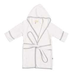 Toddler Bath Robe In Cloud With Storm Trim 7 Toddler Bath Robe In Cloud With Storm Trim -Kyte baby Store kyte baby home and bath cloud with storm trim 6 18 months toddler bath robe in cloud with storm trim 30036225622127