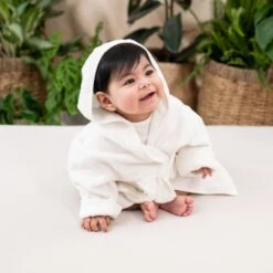 Toddler Bath Robe In Cloud -Kyte baby Store kyte baby home and bath toddler bath robe in cloud 32103730053231