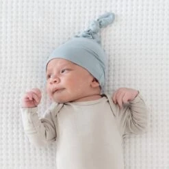 Knotted Cap In Fog 5 Knotted Cap In Fog -Kyte baby Store kyte baby knotted caps knotted cap in fog 32582507004015