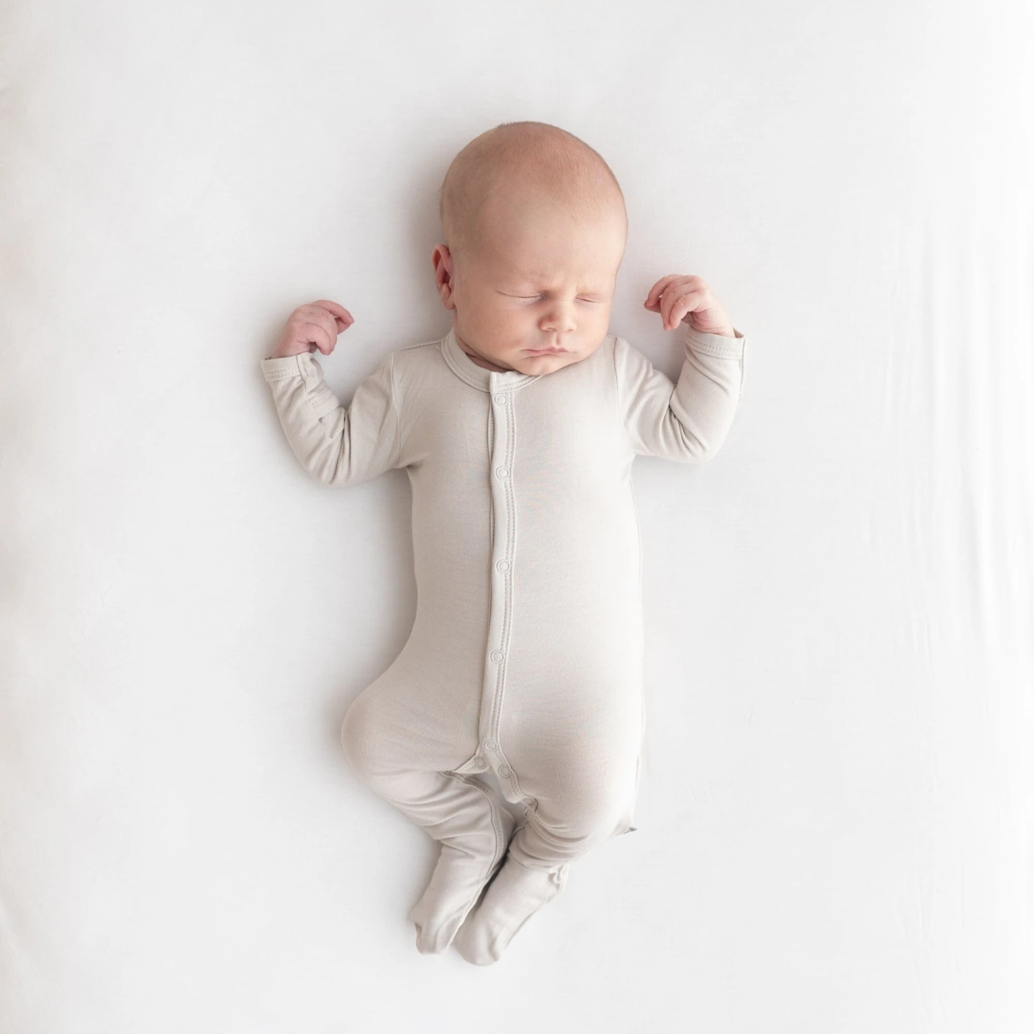 Footie In Oat 3 Footie In Oat - Image 3