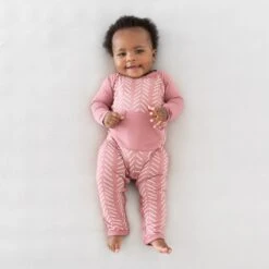 Longall In Dusty Rose Herringbone