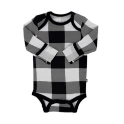 Long Sleeve Bodysuit In Midnight Plaid 11 Long Sleeve Bodysuit In Midnight Plaid -Kyte baby Store kyte baby long sleeve bodysuits long sleeve bodysuit in midnight plaid 32575556911215