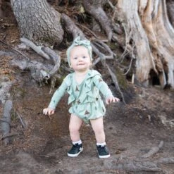 Long Sleeve Bubble Romper In Trail 6 Long Sleeve Bubble Romper In Trail -Kyte baby Store kyte baby long sleeve bubble romper long sleeve bubble romper in trail 32519482671215