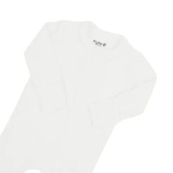 Ribbed Zipper Footie In Cloud -Kyte baby Store kyte baby ribbed zipper footie ribbed zipper footie in cloud 32579529506927