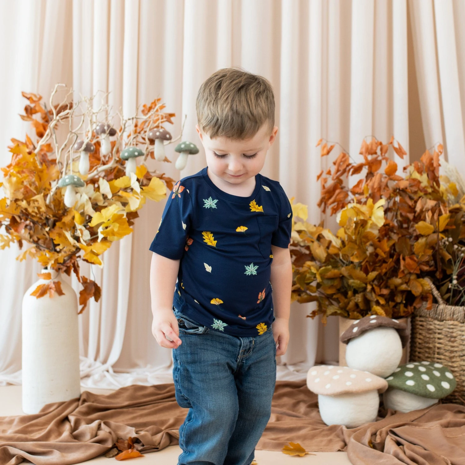 Toddler Crew Neck Tee In Foliage 3 Toddler Crew Neck Tee In Foliage - Image 3