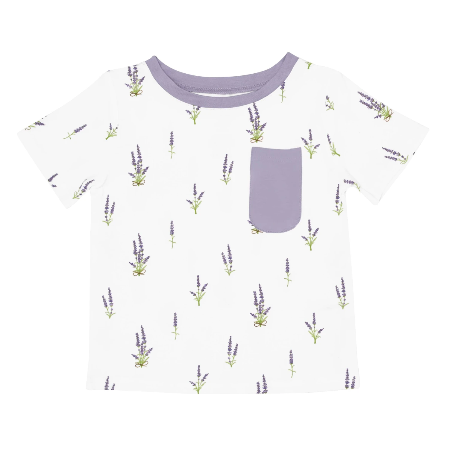 Toddler Crew Neck Tee In Lavender 2 Toddler Crew Neck Tee In Lavender - Image 2