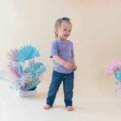 Toddler Crew Neck Tee In Taro Leopard 5 Toddler Crew Neck Tee In Taro Leopard -Kyte baby Store kyte baby short sleeve toddler unisex tee toddler crew neck tee in taro leopard 32329607315567