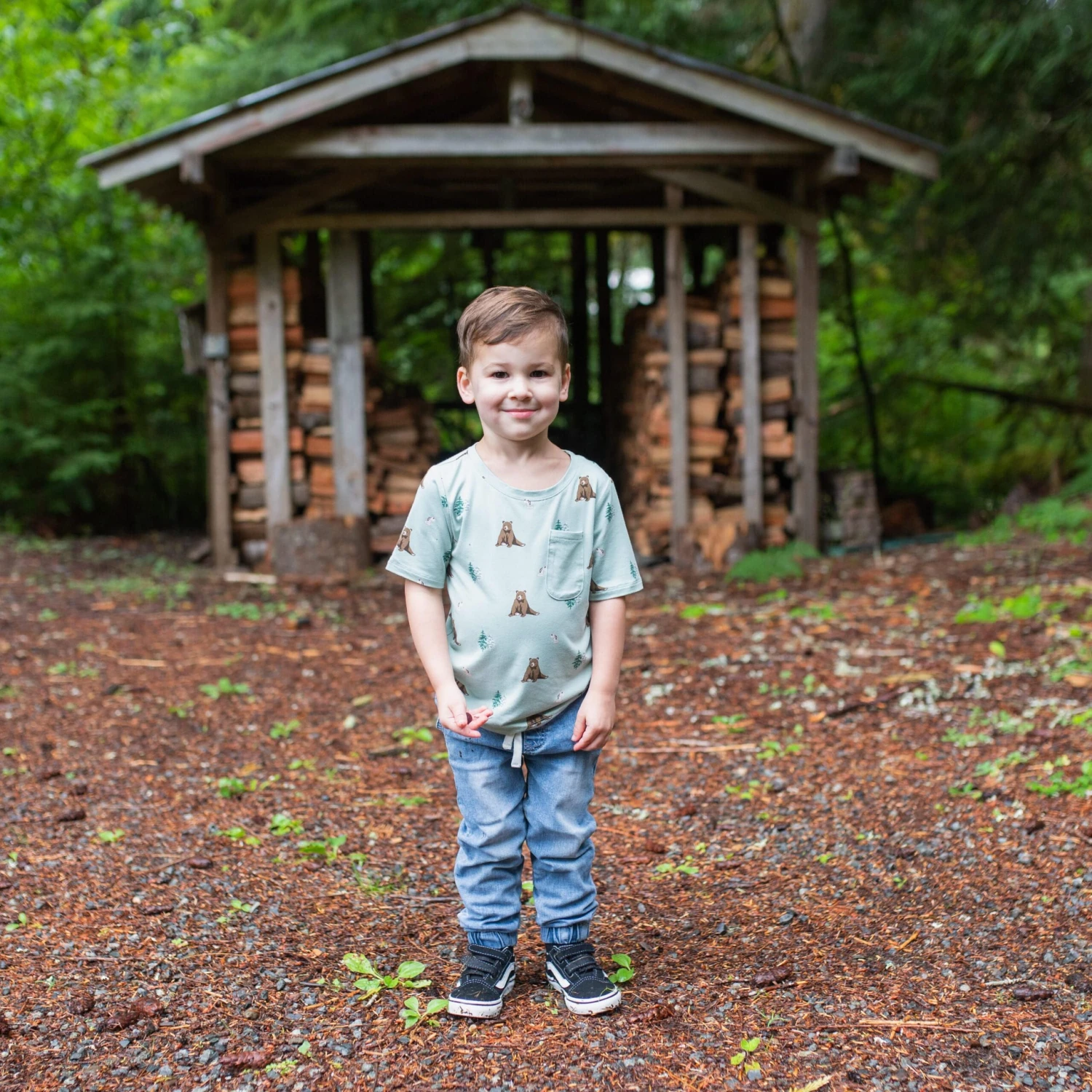 Toddler Crew Neck Tee In Trail 1 Toddler Crew Neck Tee In Trail