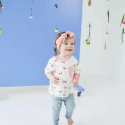Toddler Crew Neck Tee In Butterfly -Kyte baby Store kyte baby short sleeve toddler unisex tee toddler unisex tee in butterfly 31993087721583
