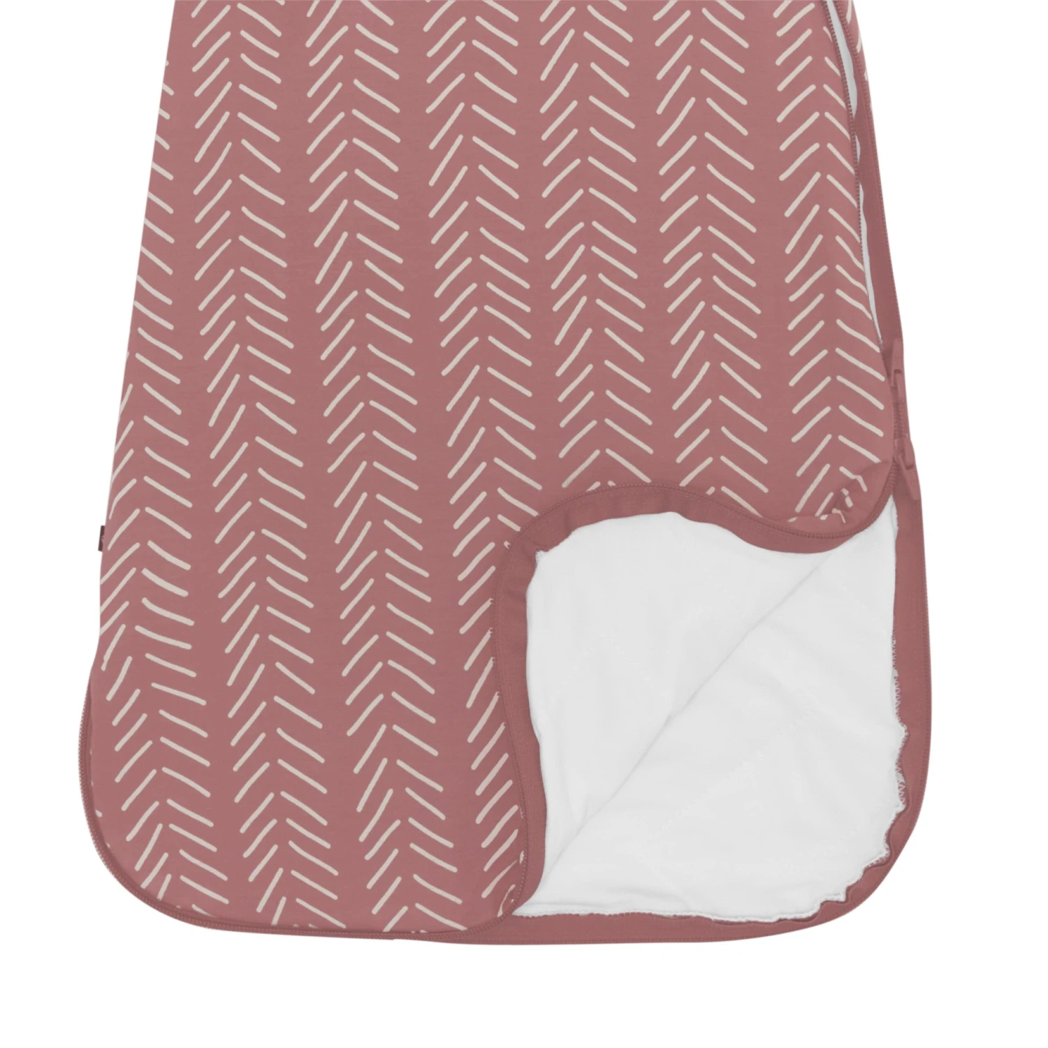 Sleep Bag In Dusty Rose Herringbone 1.0 6 Sleep Bag In Dusty Rose Herringbone 1.0 - Image 6