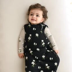 Sleep Bag In Small Midnight Magnolia 1.0 -Kyte baby Store kyte baby sleep bag 1 0 tog sleep bag in small midnight magnolia 1 0 31774753128559