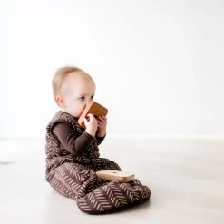 Sleep Bag In Espresso Herringbone 2.5 7 Sleep Bag In Espresso Herringbone 2.5 -Kyte baby Store kyte baby sleep bag 2 5 tog sleep bag in espresso herringbone 2 5 32734377640047