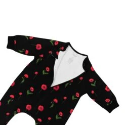 Slumber Suit In Midnight Poppies -Kyte baby Store kyte baby slumber suit slumber suit in midnight poppies 32531783549039