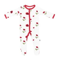 Footie In Cloud Poppies