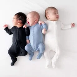 Footie In Midnight -Kyte baby Store kyte baby snap footies footie in midnight 30363962048623