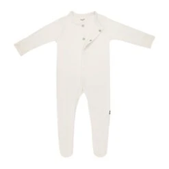 Footie In Oat 9 Footie In Oat -Kyte baby Store kyte baby snap footies footie in oat 32790600482927