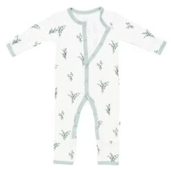 Romper In Eucalyptus 8 Romper In Eucalyptus -Kyte baby Store kyte baby snap romper printed romper in eucalyptus 30876490760303
