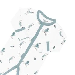 Romper In Blue Heron -Kyte baby Store kyte baby snap romper romper in blue heron 32715344052335