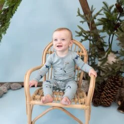 Romper In Coastline -Kyte baby Store kyte baby snap romper romper in coastline 32519489716335