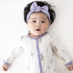 Romper In Lavender -Kyte baby Store kyte baby snap romper romper in lavender 32171938971759