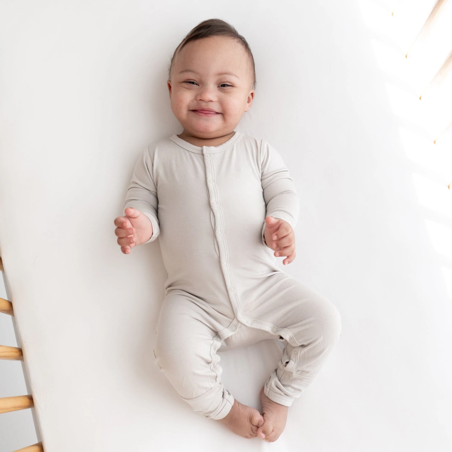 Romper In Oat 3 Romper In Oat - Image 3