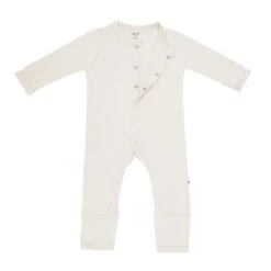 Romper In Oat 9 Romper In Oat -Kyte baby Store kyte baby snap romper romper in oat 32790599041135