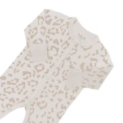 Romper In Oat Leopard -Kyte baby Store kyte baby snap romper romper in oat leopard 32326400147567
