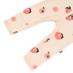 Romper In Peach 8 Romper In Peach -Kyte baby Store kyte baby snap romper romper in peach 32242432049263