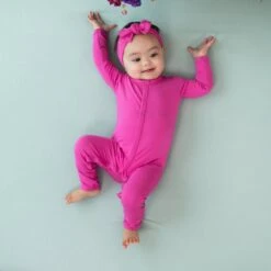 Romper In Raspberry 7 Romper In Raspberry -Kyte baby Store kyte baby snap romper romper in raspberry 32290330869871