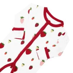 Romper In Strawberry 10 Romper In Strawberry -Kyte baby Store kyte baby snap romper romper in strawberry 31862538797167