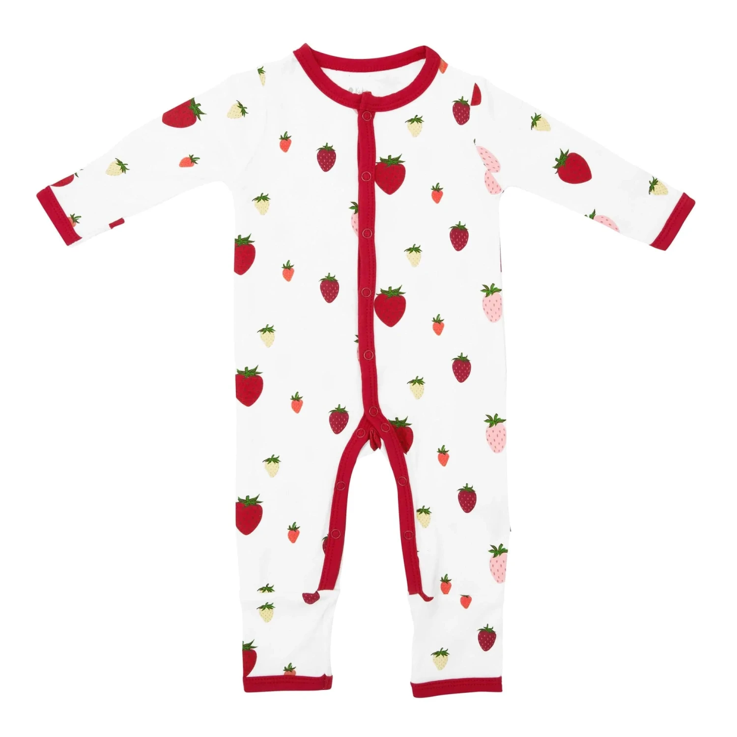 Romper In Strawberry 1 Romper In Strawberry
