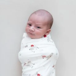 Swaddle Blanket In Cloud Deer 6 Swaddle Blanket In Cloud Deer -Kyte baby Store kyte baby swaddling blanket cloud deer infant swaddle blanket in cloud deer 32701766074479