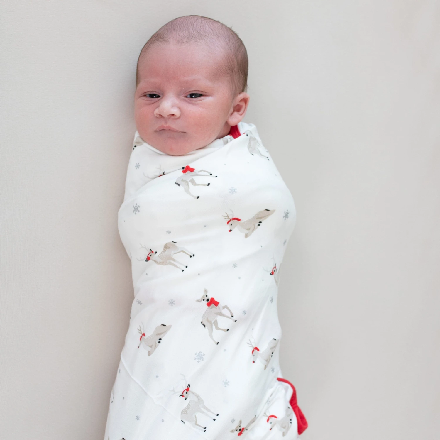 Swaddle Blanket In Cloud Deer 2 Swaddle Blanket In Cloud Deer - Image 2