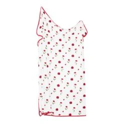 Swaddle Blanket In Cloud Poppies